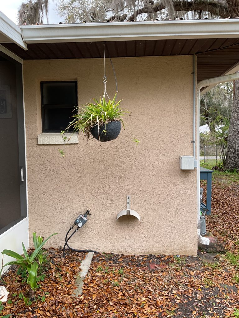 End of house before